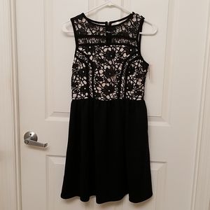 Lace flower dress